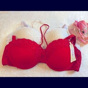 🌸Beauty Express Sexy Floral Push Up Bras 36C